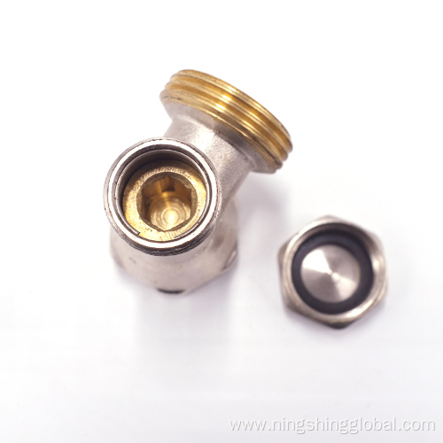 Nickel plating brass radiator valve
